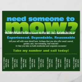 芝生気にモウグラスランドスキャパー チラシ