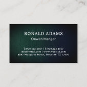 芝生気にモダンの刈り取りと造園 名刺 (裏面)