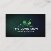 芝生気にモダンの刈り取りと造園 名刺 (正面)