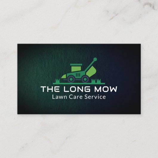 芝生気にモダンの刈り取りと造園 名刺 (正面)
