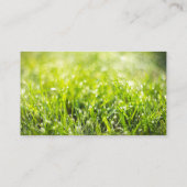 芝生気にモダン造園 名刺 (裏面)