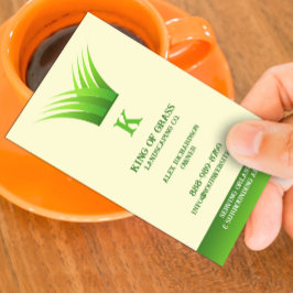 芝生気にロゴ名刺 名刺