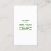 芝生気にロゴ名刺 名刺 (裏面)