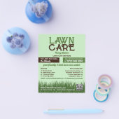 芝生気にロゴ、芝生サー気にビス チラシ (シングル)