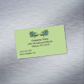 芝生気に会社磁気名刺 マグネット名刺 (インサイチュ)