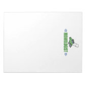 芝生気に刈草ローンズ造園ヤード ノートパッド (正面)