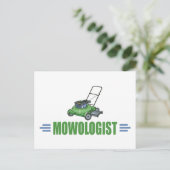 芝生気に刈草ローンズ造園ヤード ポストカード (スタンド正面)