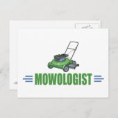 芝生気に刈草ローンズ造園ヤード ポストカード (正面/裏面)