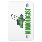 芝生気に刈草ローンズ造園ヤード マグネット (縦)