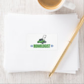 芝生気に刈草ローンズ造園ヤード ラベル (インサイチュ)