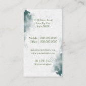 芝生気に又は造園 名刺 (裏面)