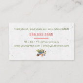 芝生気に又は造園 名刺 (裏面)