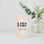 芝生気に又は造園 名刺 (スタンド正面)