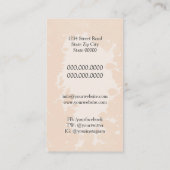 芝生気に又は造園 名刺 (裏面)