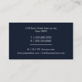 芝生気に又は造園 名刺 (裏面)