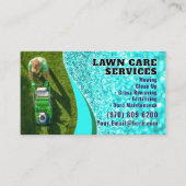芝生気に名刺造園草刈り 名刺 (正面)
