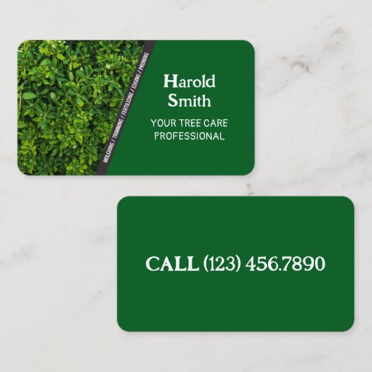 芝生気に名刺 名刺 (正面/裏面)