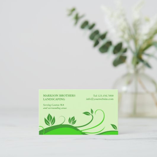 芝生気に名刺 名刺 (スタンド正面)