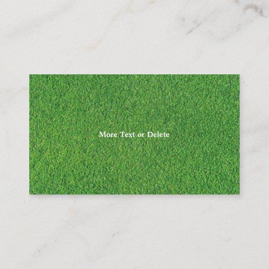 芝生気に名刺 名刺 (裏面)