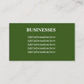 芝生気に名刺 名刺 (裏面)