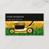 芝生気に園芸草の切断サービスグラム 名刺 (正面)