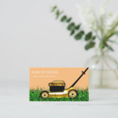 芝生気に園芸草の切断サービスルクスVIP 名刺 (スタンド正面)