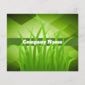 芝生気に園芸造園フライヤー チラシ (裏面)