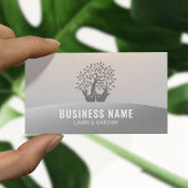 芝生気に手持ちツリーシルバー造園 名刺