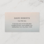 芝生気に手持ちツリーシルバー造園 名刺 (裏面)