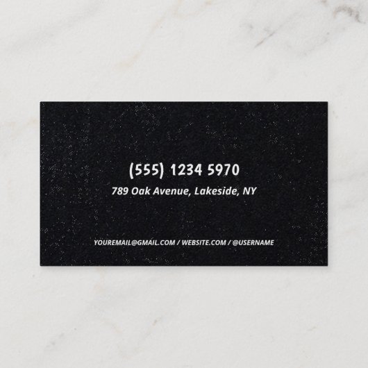 芝生気に料 名刺 (裏面)