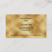 芝生気に景景モダンプロフェッショナルヤードブシン 名刺 (裏面)