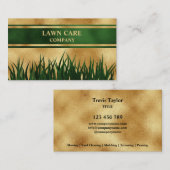 芝生気に景景モダンプロフェッショナルヤードブシン 名刺 (正面/裏面)