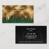 芝生気に景景モダンプロフェッショナルヤードブシン 名刺 (正面/裏面)