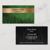 芝生気に景景モダンプロフェッショナルヤードブシン 名刺 (正面/裏面)