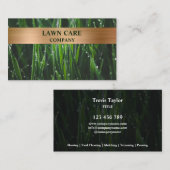 芝生気に景景モダンプロフェッショナルヤードブシン 名刺 (正面/裏面)