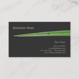 芝生気に自然の芝生翼 名刺