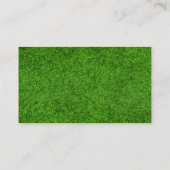 芝生気に造園グラスサービス米国国旗 名刺 (裏面)