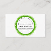 芝生気に造園グリーングラスサービスデザイン 名刺 (正面)