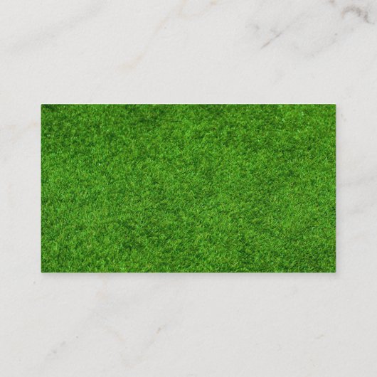 芝生気に造園サービスグラスフィールドグリーン 名刺 (裏面)