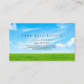 芝生気に造園サービスグラスフィールドグリーン 名刺 (正面)