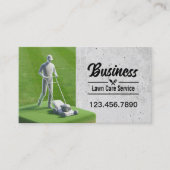 芝生気に造園サービスプロフェッショナルモーア 名刺 (正面)