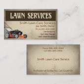 芝生気に造園サービス 名刺 (正面/裏面)