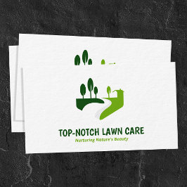 芝生気に造園プレミアム 名刺