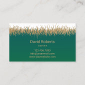 芝生気に造園プロフェッショナルグラウンドスケープ 名刺 (裏面)