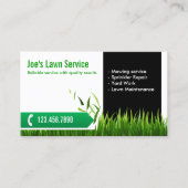 芝生気に造園プロフェッショナル草刈 名刺 (正面)