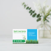 芝生気に造園プロフェッショナル 名刺 (スタンド正面)