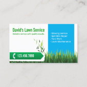 芝生気に造園プロフェッショナル 名刺 (正面)