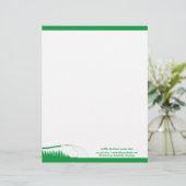 芝生気に造園レターヘッド レターヘッド (スタンド正面)