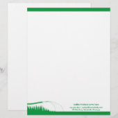 芝生気に造園レターヘッド レターヘッド (正面/裏面)