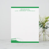 芝生気に造園レターヘッド レターヘッド (スタンド正面)